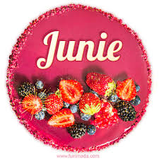 Dreamstime is the world`s largest stock photography community. Happy Birthday Cake With Name Junie Free Download Download On Funimada Com