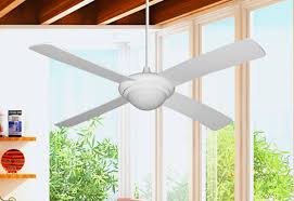 A chandelier ceiling fan adds function and glamourous style; 52 Luna Indoor Outdoor Ceiling Fan And Light In Pure White Dan S Fan City C Ceiling Fans Fan Parts Accessories