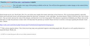 How To Sell A Domain Name On Craigslist Com