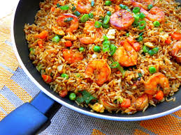 Epingle Par Kathryn Qtl Sur E C Riz Saute Plat Avec Du Riz Recette Crevettes Riz