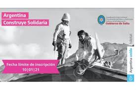 El plan argentina edifica es un nuevo programa federal con inversión del estado para la creación de por ahora no hay fecha precisa de cuándo va a ser el comienzo de la inscripción al programa. Noticia Vence El Plazo De Inscripcion Al Programa Argentina Solidaria Construye Casa De Salta Argentina