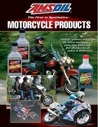 motorcycle products brochure g 391 amsoil synthetic motor oil