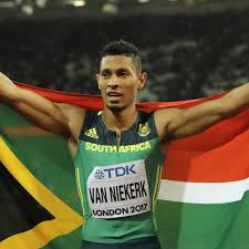 In the 400 metres, he is the current world and olympic record holder which he broke in the olympic finals. Wayde Van Niekerk Suffers Serious Knee Injury In Celebrity Touch Rugby Game Commonwealth Games 2018 The Guardian