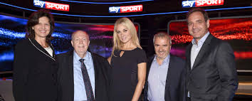Before the launch, it originally consisted of a cloud background (which sky dropped from all of its channels) with a globe superimposed over the 1991 sky sports text logo. Erste Einblicke Sky Eroffnet Neues Sport Sendezentrum Dwdl De