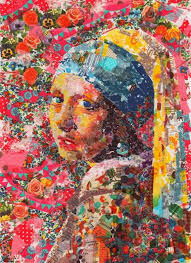 Famous Paintings Recreated With Colorful Masking Tape Masking Tape Art Tape Art Art