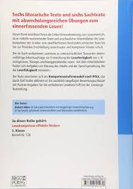 Check spelling or type a new query. Lesekompetenz Effektiv Fordern 6 Klasse Mit Literarischen Texten Und Sachtexten Albus Hubert Amazon De Bucher
