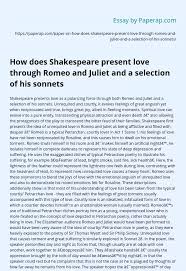 Romeo and juliet ring with r+j or your initials, with heart and cross symbols. How Does Shakespeare Present Love Through Romeo And Juliet And A Selection Of His Sonnets Essay Example