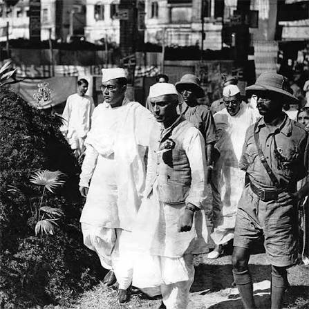 Do you know? Netaji Subhash Chandra Bose named three brigades of Indian National Army after Mahatma Gandhi, Jawaharlal Nehru and Maulana Abul Kalam Azad. #SubhasChandraBose