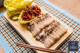 Bossam Koreanischer Gekochter Schweinebauch Rezept Japanische Koreanische Rezepte Rezept Schweinebauch Schweinebauch Rezepte Rezepte