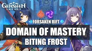 Genshin Impact Forsaken Rift Domain Of Mastery Biting Frost Youtube