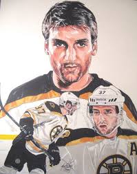 "Patrice Bergeron Boston Bruins" Zeichnung als Poster und Kunstdruck von ...