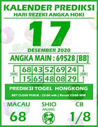 Pin Di Kalender Togel Hongkong