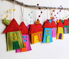 Pin By Spearmintlove On Children S Rooms Crafts Felt Crafts House Ornaments