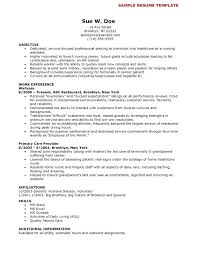 Resume Sample Nurse Amazing Certified Nursing Assistant Resume ...