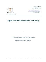 Detailed scrum ssm questions pdf for your preparation. Scrum Master Exam Sample Questions Scrum Software Development Cognition