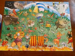 Wasgij original 36 new year resolution jigsaw puzzle. High Tide Wasgij 1000p Ravensburger 1 Piece Missing Jigsawpuzzles