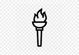 Torch Outline Fire Flame Game Light Olympic Torch Icon Olympic Torch Fire Black And White Free Transparent Png Clipart Images Download Vector illustration of two colored and black fire hydrant vector.