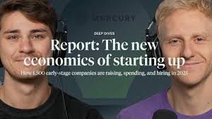 We just broke down Mercury's new “New Economics of Starting Up” report with John  Dearie