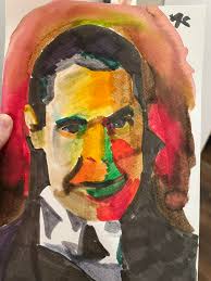 Which do you prefer? The original drawing? Digital colour? Black and white?