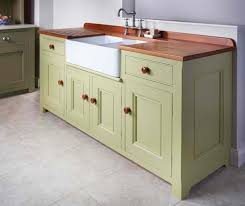Kraus 31 kitchen sink single bowl premium undermount granite composite single bowl sink with drain and strainer; 20 Wooden Free Standing Kitchen Sink Home Design Lover