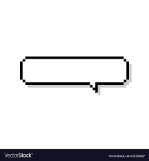 Isolated Vector Illustration Empty Pixel Speech Bubble Download A Free Preview Or High Quality Adobe Illustrator Pixel Speech Bubble Speech Bubble Text Bubble