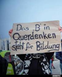 Maybe you would like to learn more about one of these? Das B In Querdenken Steht Fur Bildung Lustige Bilder Spruche Witze Echt Lustig