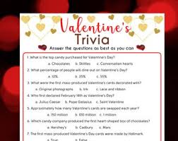 Chloe is a social media expert and sha. Valentine Trivia Etsy