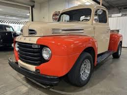 Image result for Vermilion 1950 Ford Truck