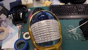 Самодельный шлем guy manuel из daft punk за 5 месяцев. Sait Polytechnic Design Team Reverse Engineers 3d Prints Daft Punk Helmet In Teachable Moments Program 3dprint Com The Voice Of 3d Printing Additive Manufacturing