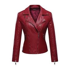 Tanming Women S Faux Leather Moto Biker Short Coat Jacket Amazon Ca 240 Ils Liked On Polyvore Feat Leather Jacket Short Coat Jackets Jackets For Women