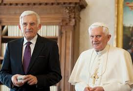 Jerzy Buzek meets Pope Benedict XVI at the Vatican