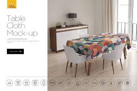 Tablecloth Mockup Table Cloth Mockup Design