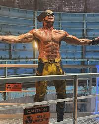 Hugh Jackman showing off his incredible physique on the set of DEADPOOL &  WOLVERINE : rmarvelstudios