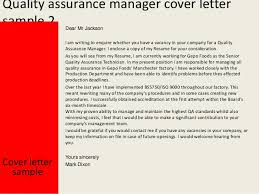 Learn why a cover letter is the most important part of your resumé. Application Letter For Quality Assurance Position Software Quality Assurance Cover Letter