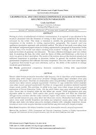 Grammark adalah alat pemeriksa tata bahasa online, dan juga alat pemeriksa tata bahasa offline yang 100% gratis. Pdf Grammatical And Discourse Competence Analysis In Writing Argumentation Paragraph