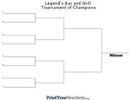 Seeded Tournament Brackets Printable