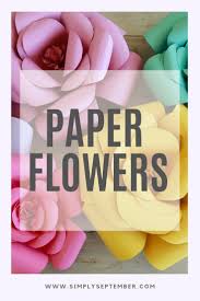 Now for the technical stuff, a petal guide as well as a sizing guide! Designing A Paper Flowers Nursery Simply September