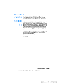 Bmw X6 2012 E71 Owner S Manual 312 Pages