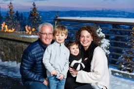 Yes blue hair and red eyes run in the family. Kaufman Family Stein Eriksen Family Photos 2 Dav D Photography