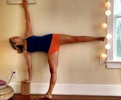 Three Steps To Doing A Gorgeous And Strong Half Moon Pose Wall Yoga Half Moon Yoga Poses