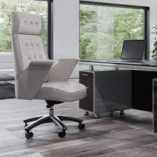 Rockefeller Genuine Leather Aluminum Base High Back Executive Chair Zuri Furniture In 2020 Luxury Home Furniture Luxury Homes Executive Chair