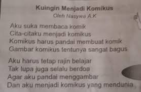 1 Apa Isi Dari Bait Kesatu 2 Apa Isi Dari Bait Kedua 3 Berilah Judul Yang Sesuai Dengan Puisi Brainly Co Id