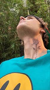 Justin Bieber New Neck Rose Tattoo Justin Bieber New Tattoo Justin Bieber Neck Tattoo Justin Bieber Tattoos