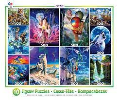 Ceaco our colorful world 10 jizsaw puzzles. Buy Ceaco 10 Glow In The Dark Jigsaw Puzzles Online At Low Prices In India Amazon In
