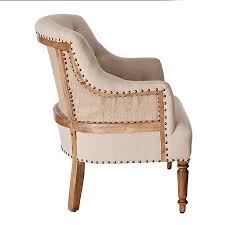 Tufted Exposed Back Mango Wood Accent Chair Kirklands Mango Wood Chairs Cozy Chair Wood Accents