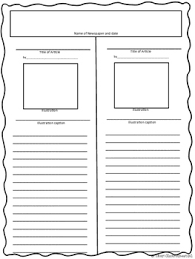 Science in the news provides opportunities to teach critical thinking, inquiry, and the genre. Newspaper Article Templates Free By Rockin Resources Tpt