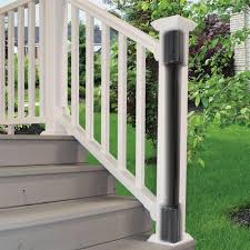 Veranda Post Install Kit For 36 In Railings 73014098 The Home Depot In 2020 Backyard Remodel Deck Railings Porch Step Railing