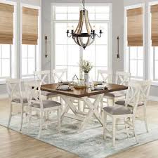 Stefan 9 Piece Square Counter Height Dining Set Counter Height Dining Sets Counter Height Dining Room Tables Bayside Furnishings