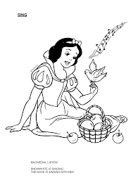 Color wonder mess free princess coloring & activity pad $ 6.99. Disneys Snow White Coloring Pages Coloring And Drawing