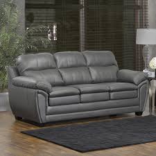 3) it takes a bunch of chemicals to properly cure and treat the leather for it to be nice and useable. Marcus Premium Grey Top Grain Leather Sofa On Sale Overstock 18107906